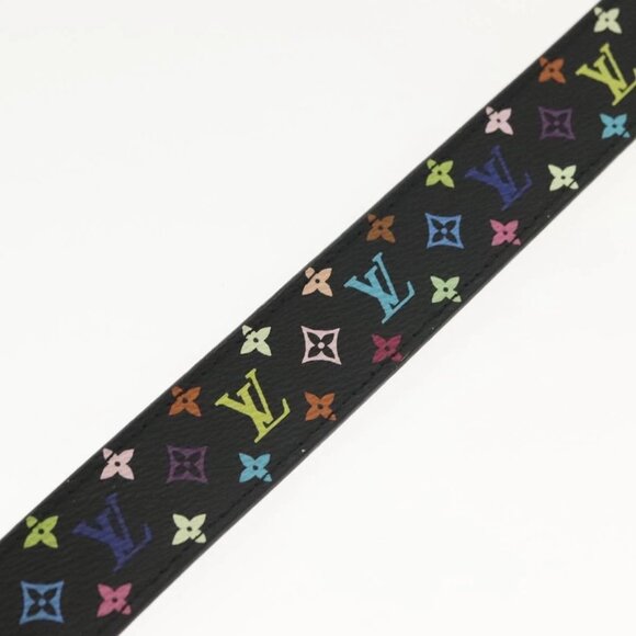 LOUIS VUITTON Multicolor Ceinture LV Cut Belt Black M6890 LV Auth 142353V - Picture 10 of 16